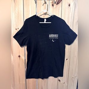 Aaron West and the roaring twenties black band tee